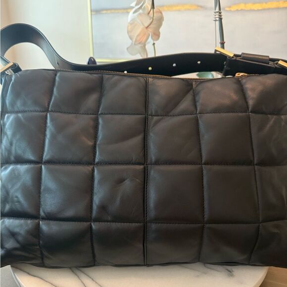 All Saints Edbury Quilted Leather Shoulder Bag - Picture 4 of 7